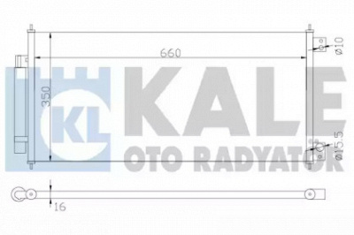 KALE OTO RADYATOR 342955 -  Конденсатор, кондиционер